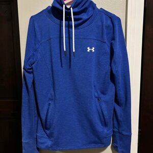 Women’s Small UnderArmour Royal Blue Cowl neck hoodie